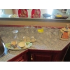 Image 2 : MISC. TEAPOT, CREAM & SUGAR, WINEGLASSES, BOOKENDS, ETC.