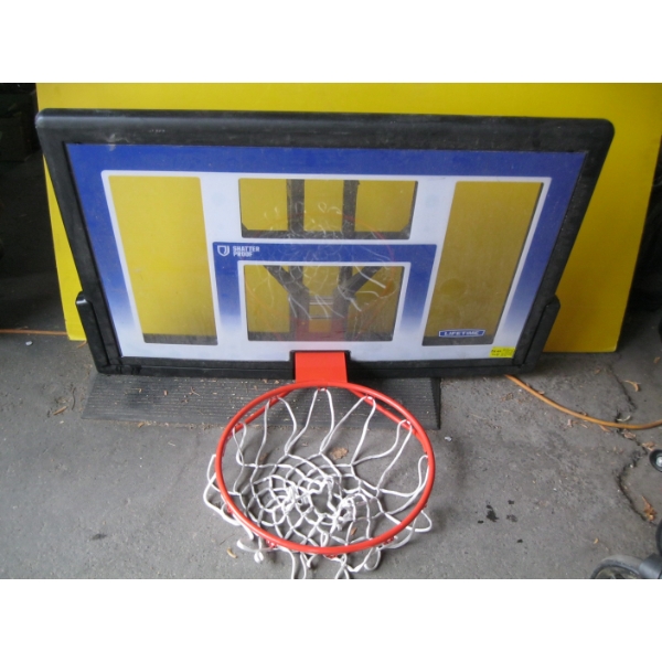 BACKBOARD & HOOP FOR BASKETBALL HOOP