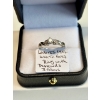 Image 1 : LADIES 14KT WHITE GOLD RING W/DIAMONDS, 3G, SZ 7