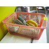 Image 4 : RYOBI CIRCULAR SAW & BASKET OF ASST. TROWELS