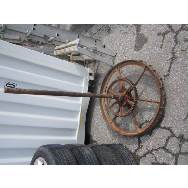 YARD ART WHEEL