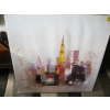 Image 1 : LG. FRAMED ORIGINAL PAINTING OF THE CITY