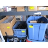 Image 1 : 2 BINS & BOX OF ASST. MOTORCYCLE PARTS