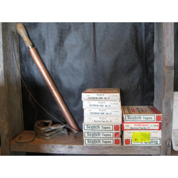 ASST. SCOTCH BRAND ELECTRICAL TAPE, ETC.