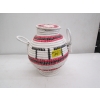 Image 1 : LIDDED HANDLED WICKER LOOK JUG