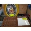 Image 1 : VICTORIAN FRAMED FLOWER & MCM DENMARK CHEESEBOARD & TRAY