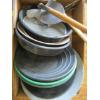 Image 2 : GOLD PANS, FOLDING SHOVEL, PICK AXE, ETC.