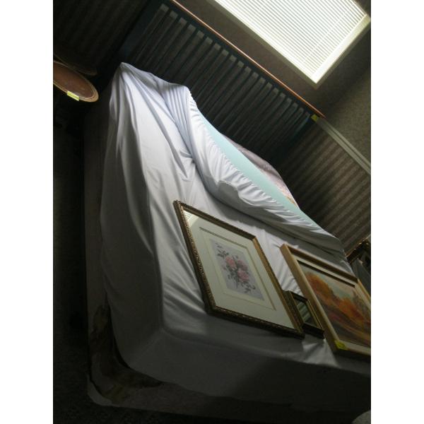 QUEEN SIZE HEADBOARD W/ROLLER FRAME