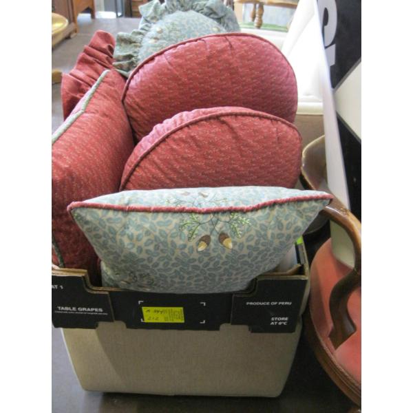 BOX OF CUSHIONS