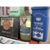 Image 2 : PLASTIC MOTOR OIL OUTBOARD OIL CONTAINERS & A BOSE SEAL FAST REPAIR KIT BOX