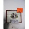 Image 2 : LADIES .925 SILVER RING W/AMETHYST STONES, 7G - SZ 6.5