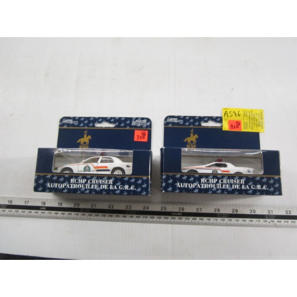 2 RCMP DIECAST CARS