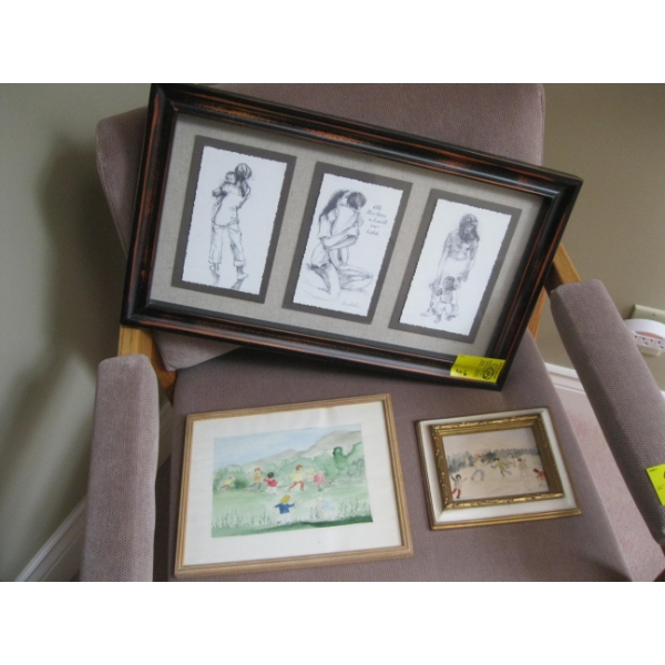 3 FRAMED PICTURES