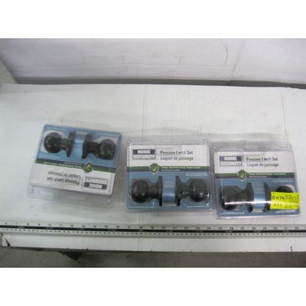 3 PASSAGE LOCK SETS