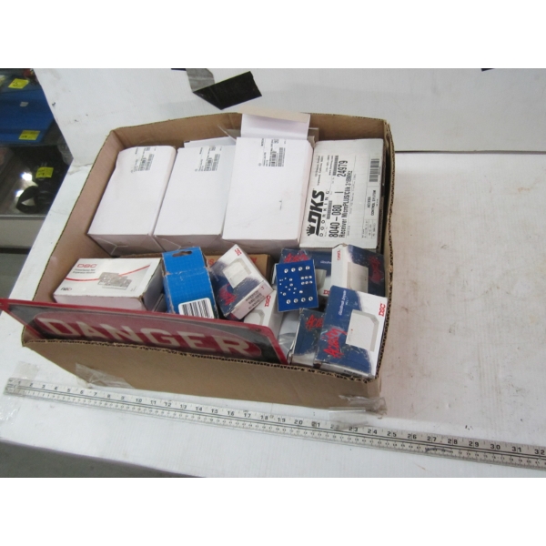 GLASS BREAK DETECTORS, DANGER SIGN, ETC.