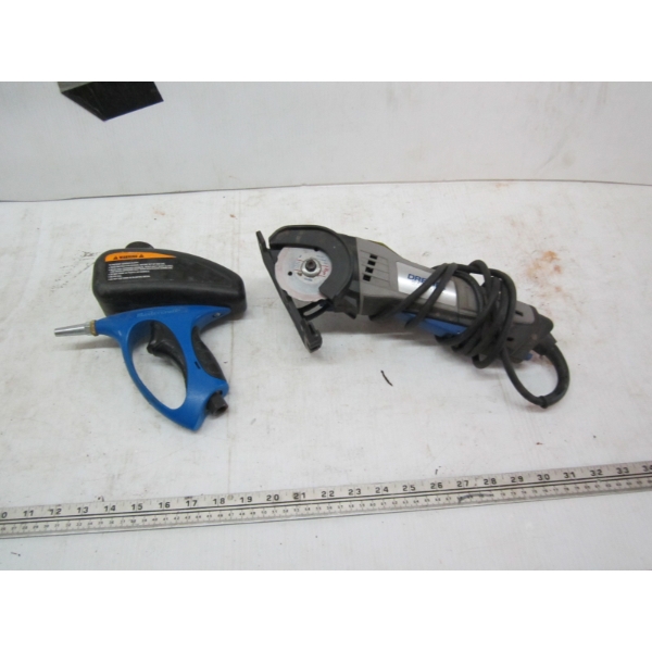 DREMEL SAW & A MASTERCRAFT SANDBLASTER NOZZLE