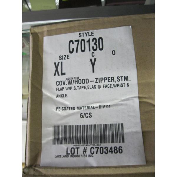 BOX W/SZ. XL COVERALLS