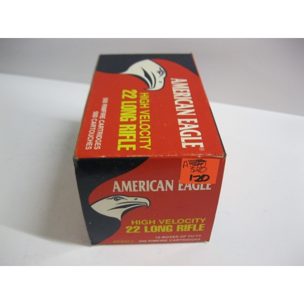 AMERICAN EAGLE .22 LONG RIFLE HIGH VELOCITY|1X500 RIMFIRE CARTRIDGES