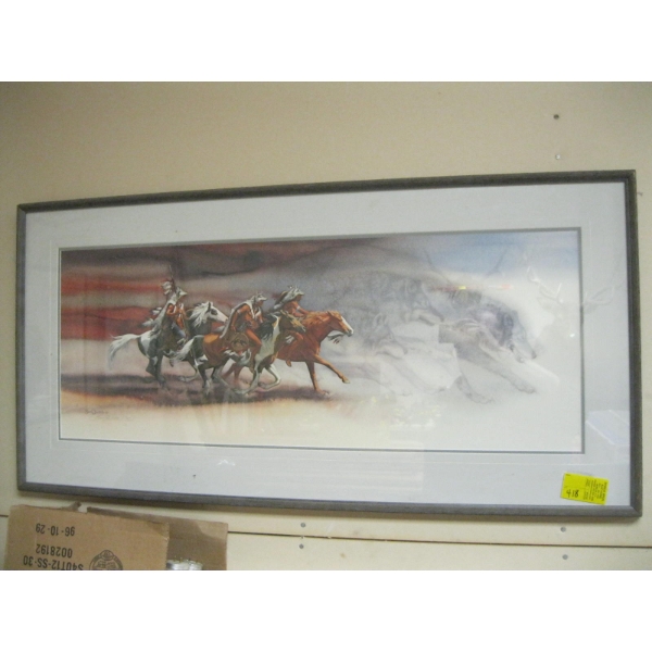 BEV DOOLITTLE PRINT NUMBERED/SIGNED 1196/2650