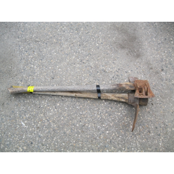 SPLITTING MAUL & GRUB HOE