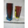 Image 2 : 2 MURANO SOMMERSO VASES