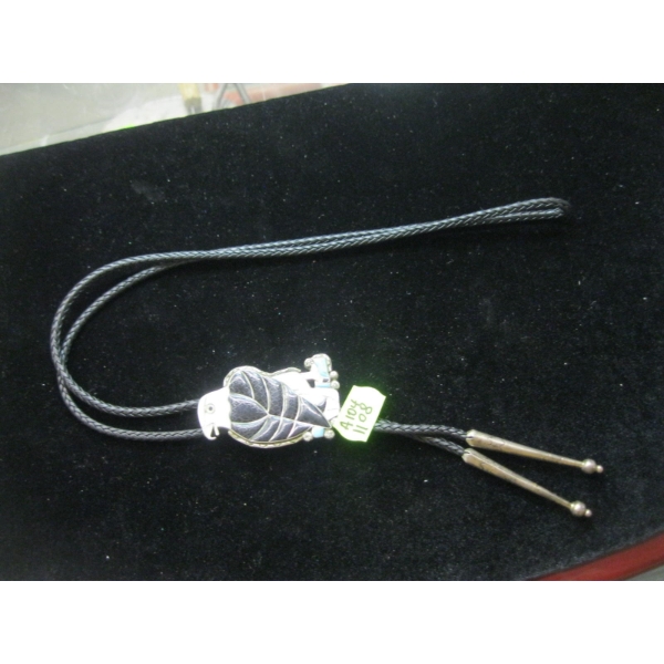 NAVAJO BOLO TIE, THE EAGLE