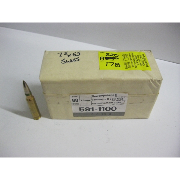 7.5X55MM SWISS |6X10 CARTRIDGES