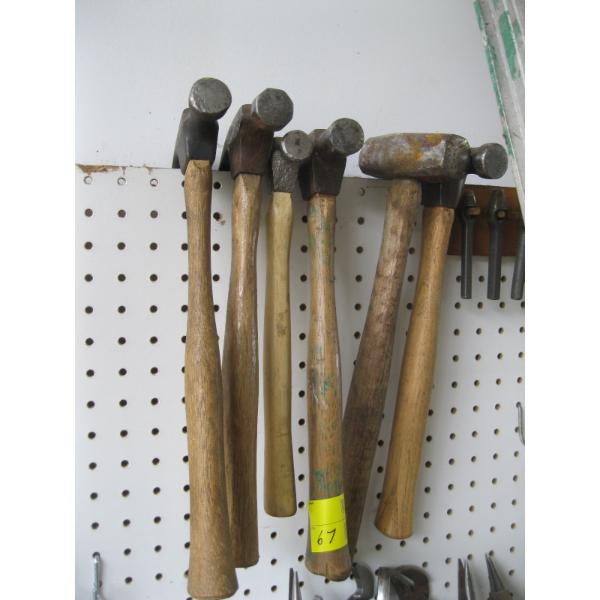 WOODEN HANDLED HAMMERS