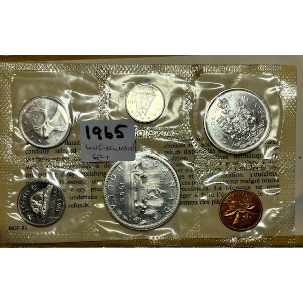 1965 CDN UNCIRCULATED COIN SET