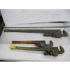 Image 1 : 3 LG. PIPE WRENCHES