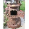 Image 3 : POTBELLY TRAIN STOVE STAMPED CNR