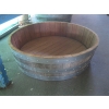 Image 1 : QUARTER SIZE CUT OFF OAK BARRELL