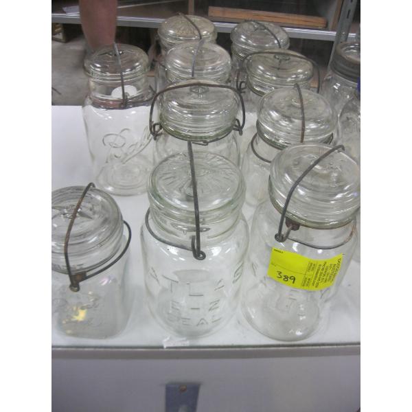 10 CANNING JARS