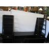Image 2 : 3 PIECE TV ENTERTAINMENT STAND W/2 SHELF UNITS