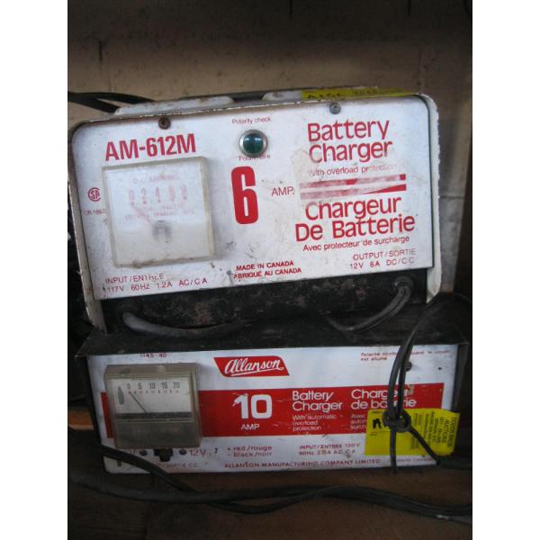 2 BATTERY CHARGERS