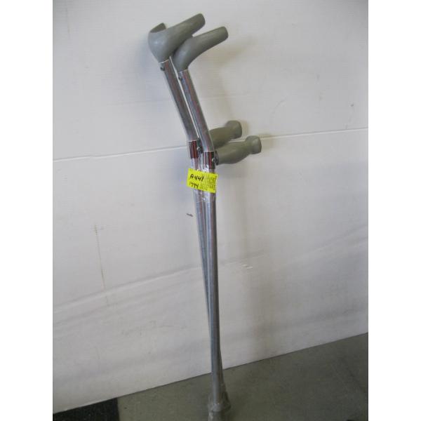 PAIR OF ALUMINUM CANE WALKING STICKS