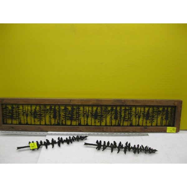 3 METAL TREE DÉCOR WALL HANGINGS
