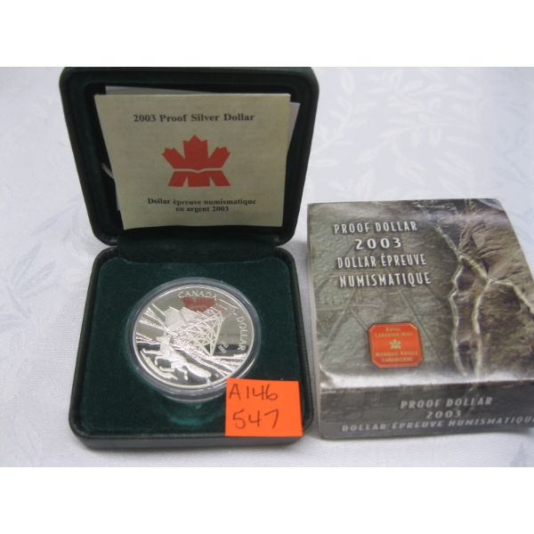 2003 1 OZ. .999 FINE SILVER $1 COIN
