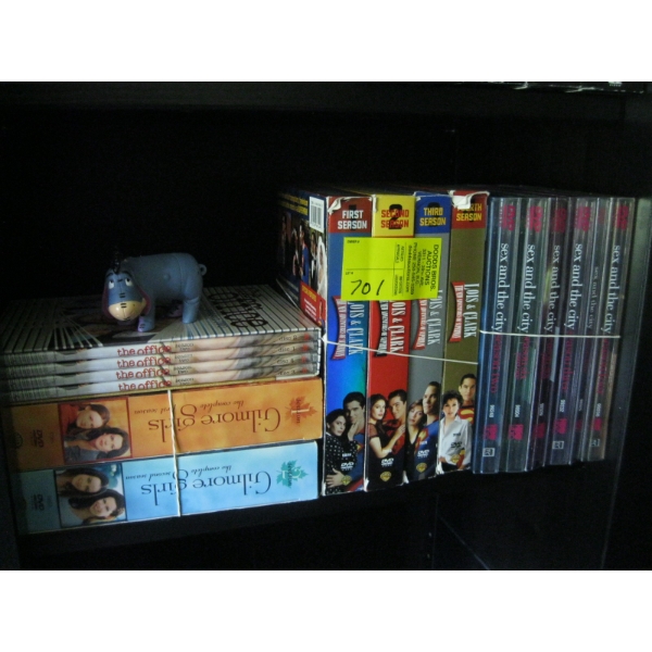 GILMOUR GIRLS, OFFICE, LOIS & CLARK & SEX & THE CITY DVD SETS