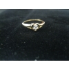Image 3 : LADIES 10KT RING W/HEART & 1 DIAMOND, SZ 6