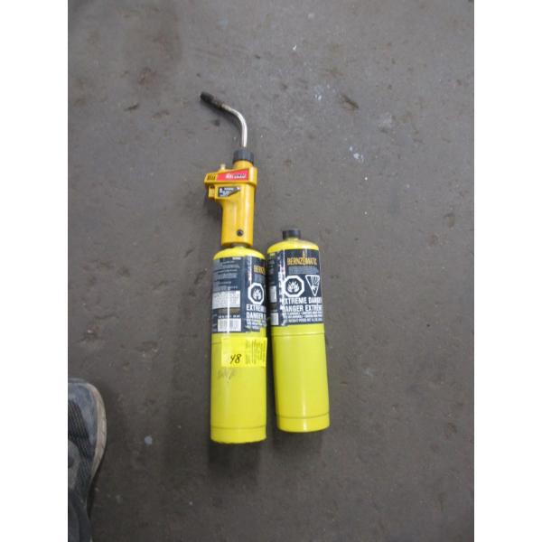 FIRE POWER PROPANE TORCH & 2 BOTTLES