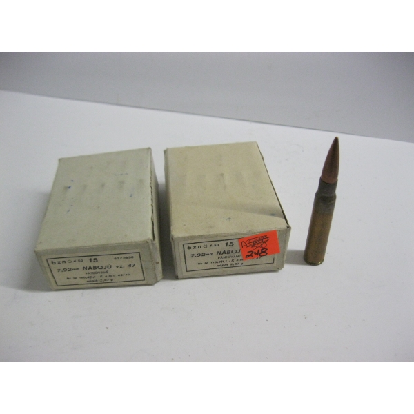 NABOJU 7.92MM BALL (8MM MAUSER)|2X15 CARTRIDGES