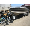 Image 8 : LUND 16' ALUMINUM BOAT W/MERCURY 4 STROKE MOTOR & MERCURY PRO KICKER ON 2020 SHORELANDR TRAILER