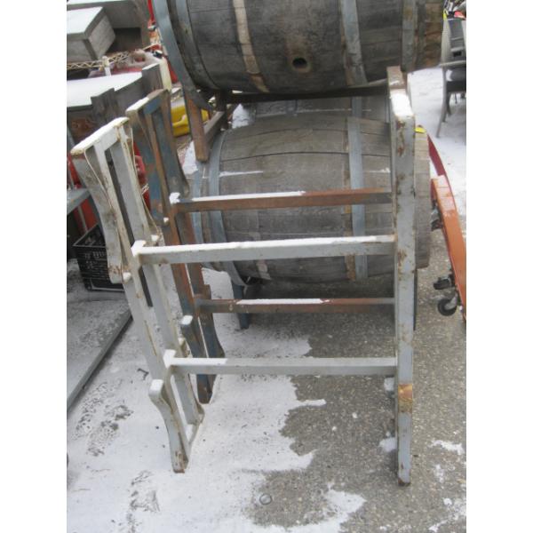 2 WINE BARREL RACKS
