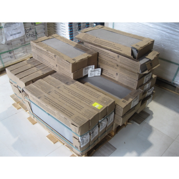 20 BOXES GREY SLATE COLORED TILE, 12X24