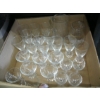 Image 1 : BOX OF DECORATIVE WINE GLASSES