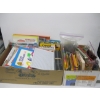 Image 1 : 2 BOXES OF MISC. CRAYONS, PENCILS, DRAWING BOOKS, ETC.