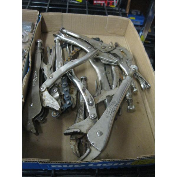 BOX W/ASST. VISE GRIPS