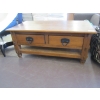 Image 2 : 2 DRAWER WOODEN COFFEE TABLE