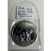 Image 1 : 2011 1 OZ .999 SILVER GRIZZLY BEAR COIN (TAX EXEMPT)